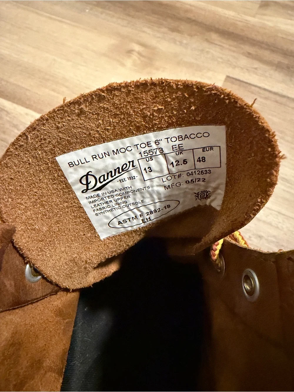 Danner Men's Bull Run Moc Toe 6